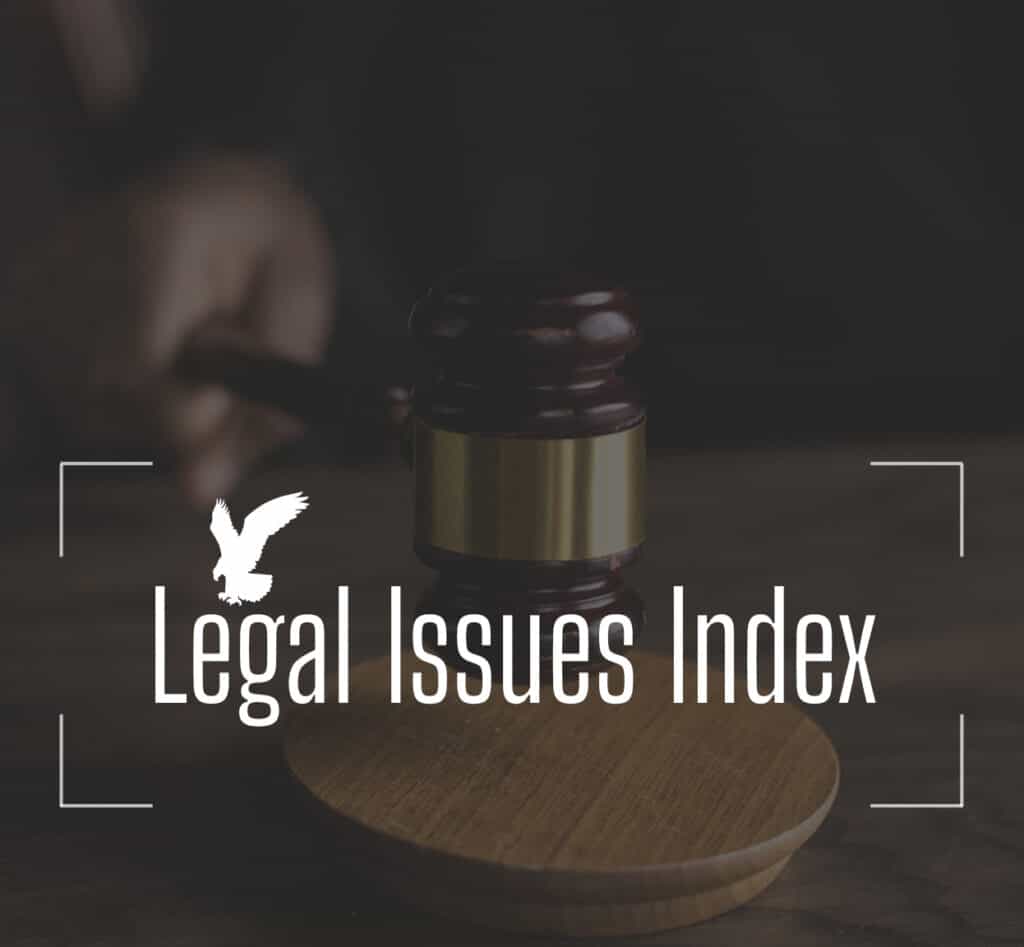 California Legal Issues Index
