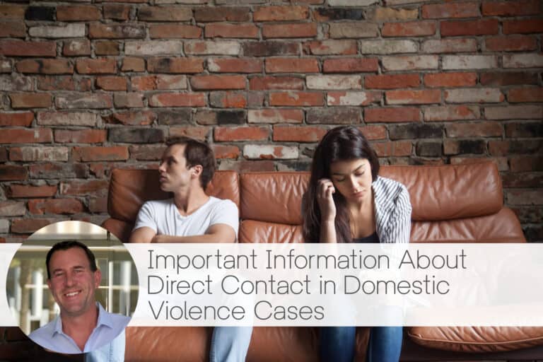 direct contact in domestic violence cases, domestic violence