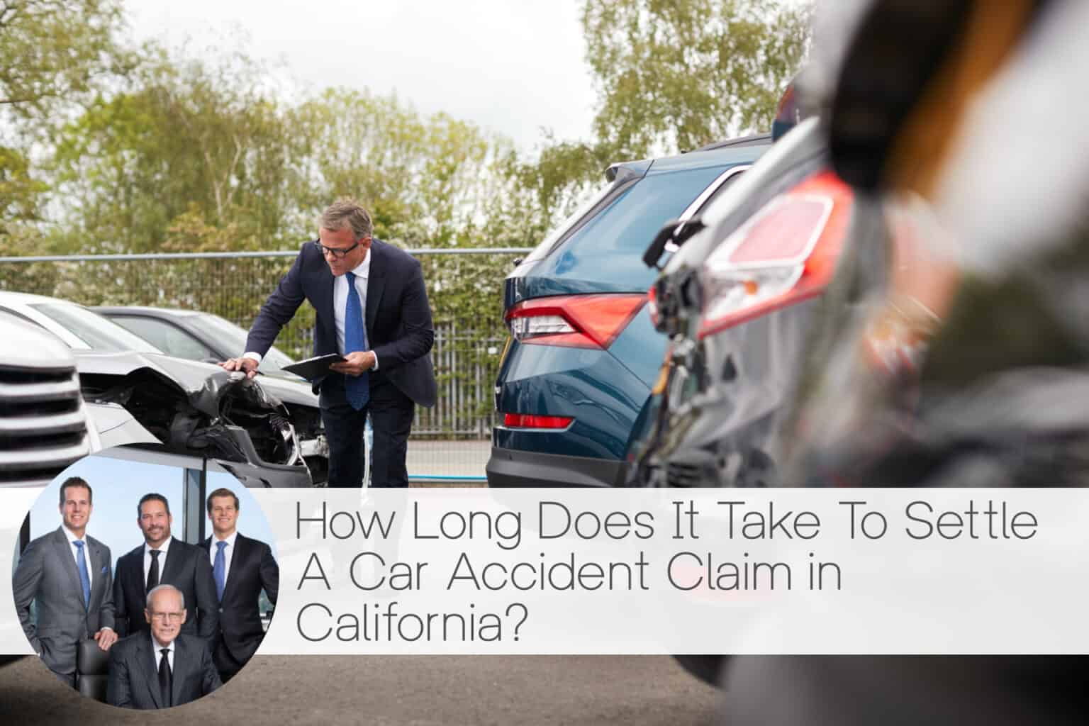 settle a car accident claim, How Long Does It Take to Settle a Car Accident Claim in California, personal injury, accident